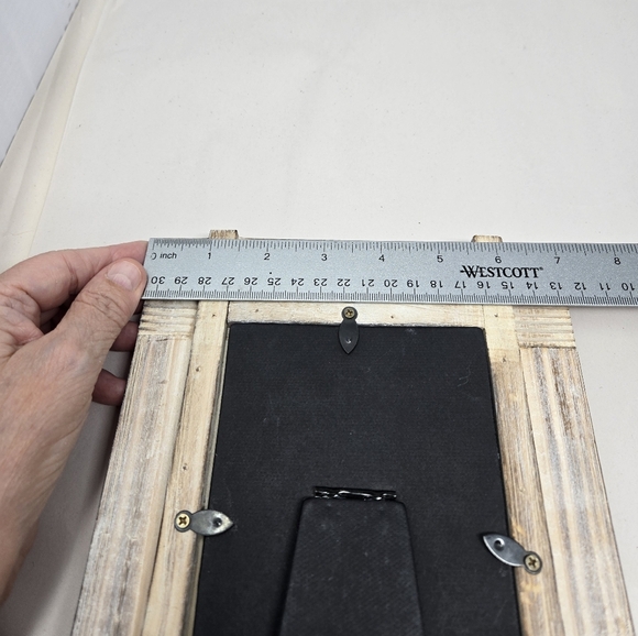 River Edge Products Light Wood Cowgirls Western Boots Texas Star Photo Frame - Picture 9 of 10